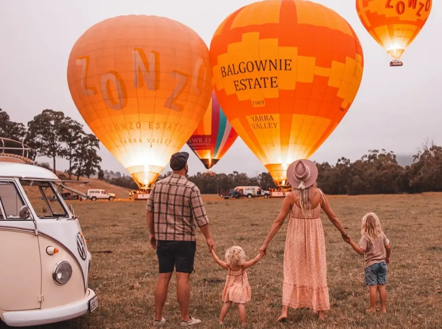 Go hot air ballooning