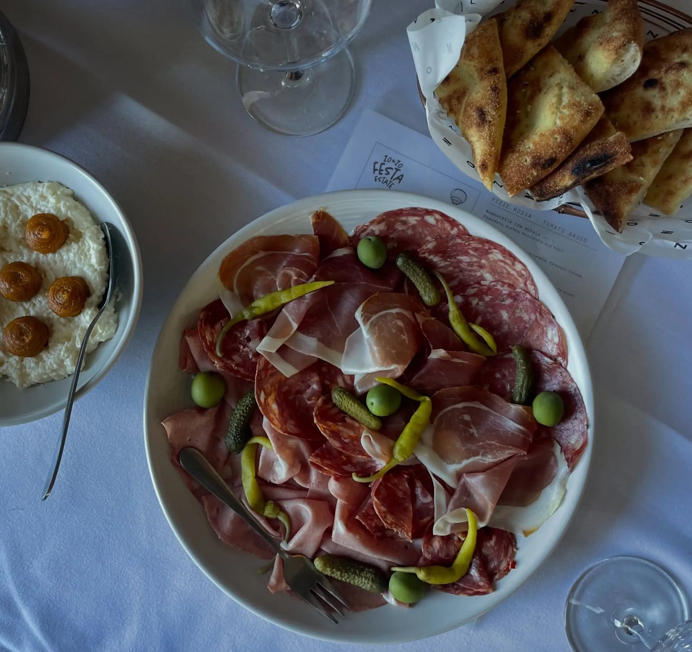 zonzo estate seasonal menu